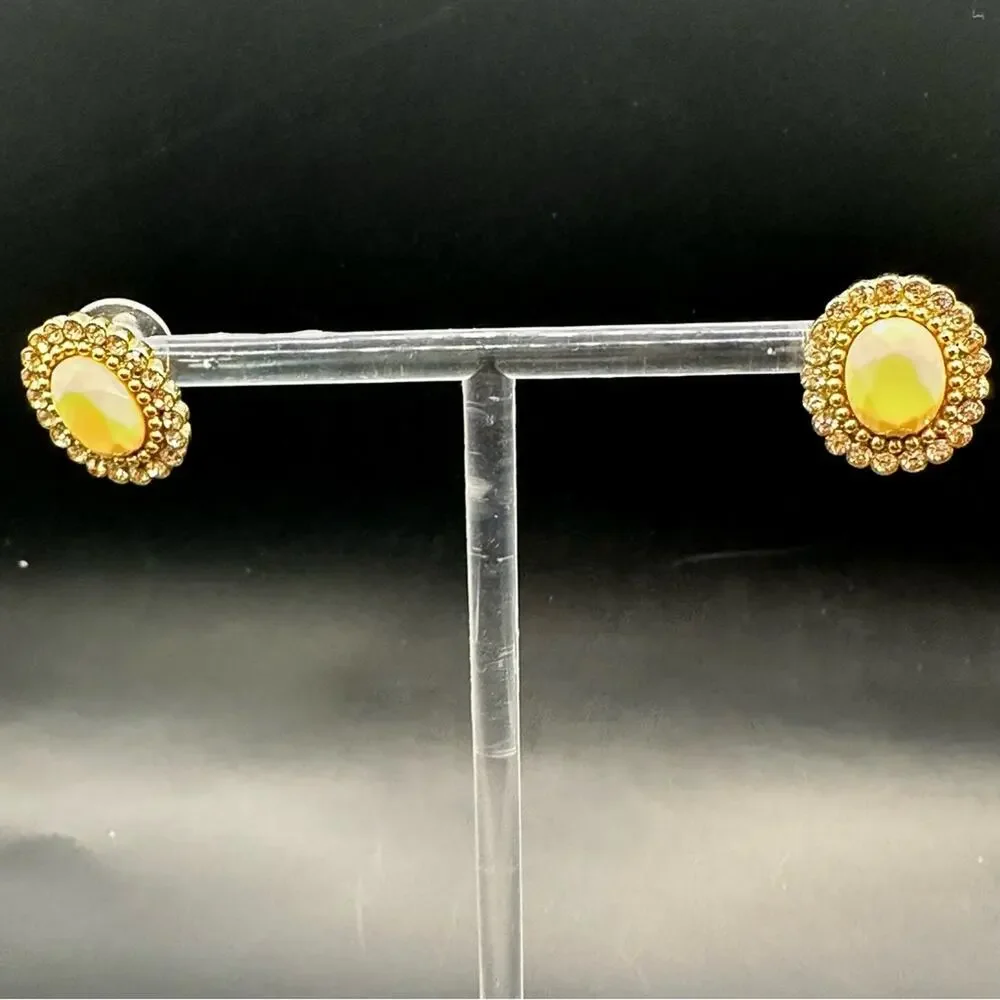Kate Spade NY Steal The Spotlight Pave Stud Earrings Pierced Casual Retro Preppy